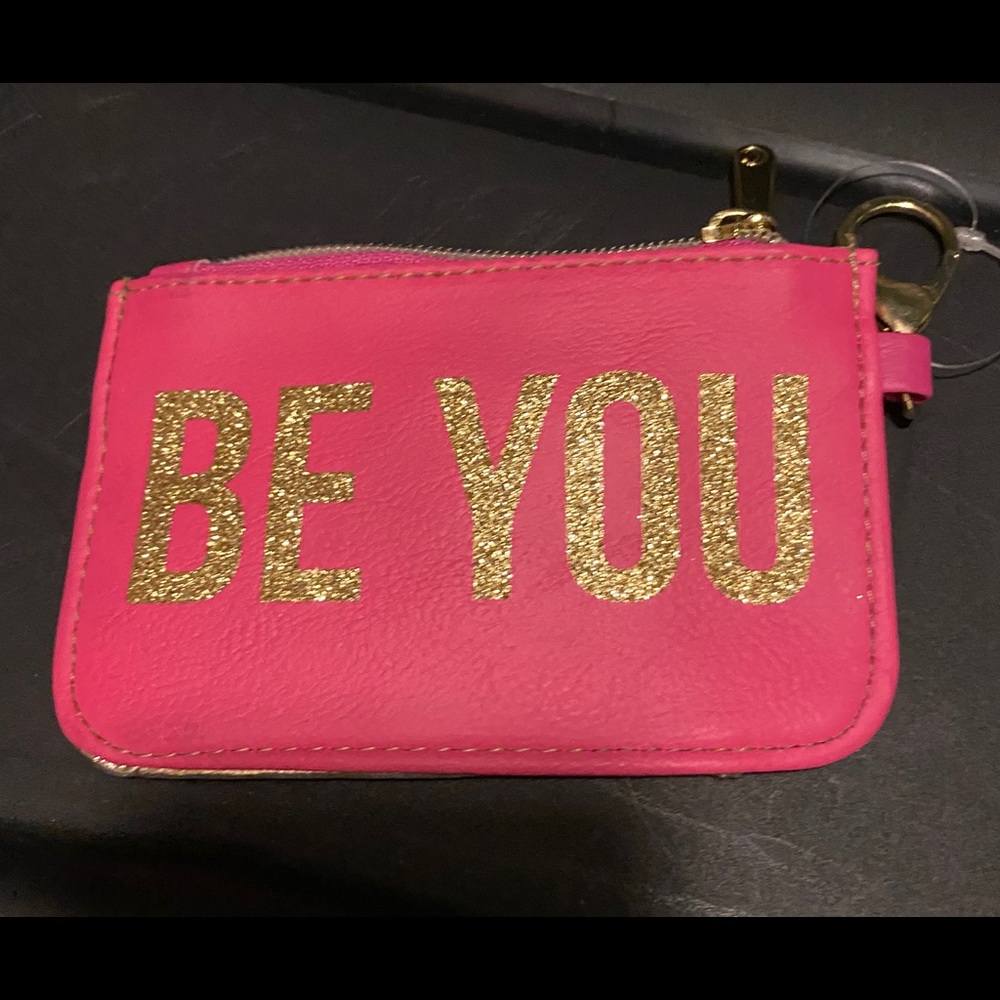 Charming Charlie wallet and luggage tag set